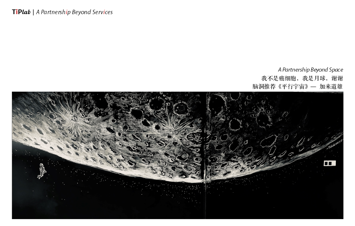 《A Partnership Beyond Space》— TiPLab黑板墙—2020年6月绘